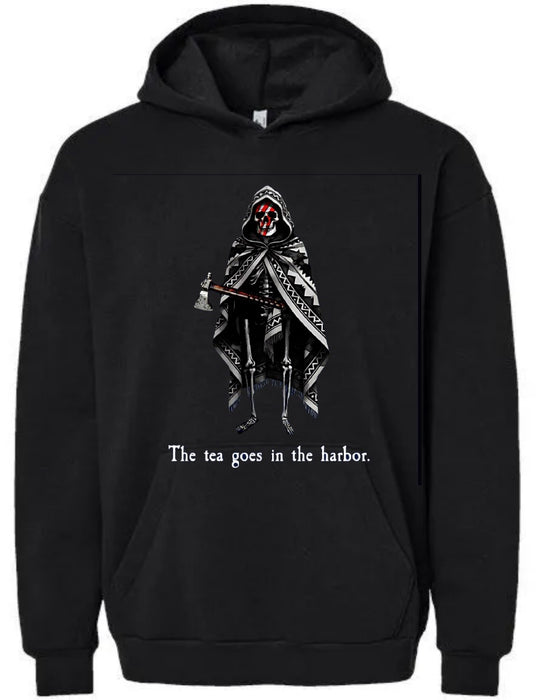 Tea Party Hoodie Black